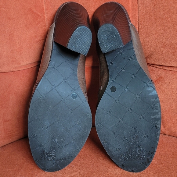 Jack Rogers Marley Leather Mule Slide Chestnut Brown Size 7.5 - Picture 10 of 10